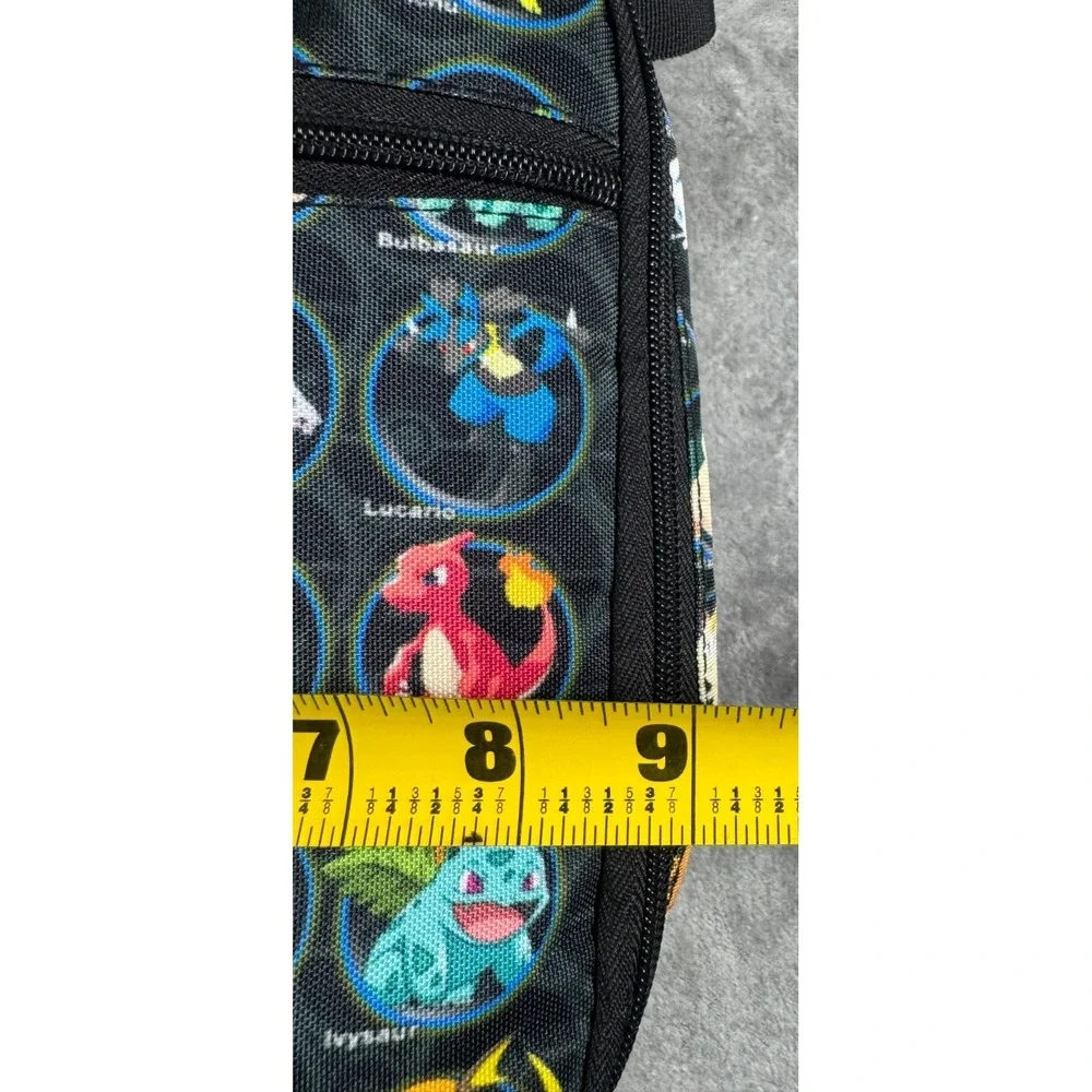 Pokemon Grid Insulated Multipocket School Lunch Bag Retro Rare Anime Y2K Pikachu